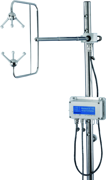hs-50 3-axis horizontal-head research anemometer